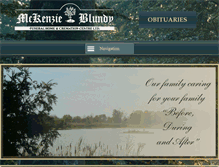 Tablet Screenshot of mckenzieblundy.com